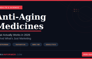 Anti-Aging Medicines: What Actually Works in 2026 (And What’s Just Marketing) Anti-aging medicines including Metformin, Rapamycin, NMN and Senolytics explained – bawainformer.com