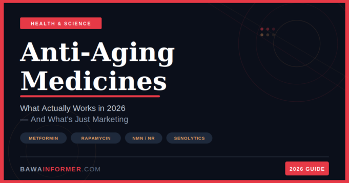 Anti-aging medicines including Metformin, Rapamycin, NMN and Senolytics explained – bawainformer.com